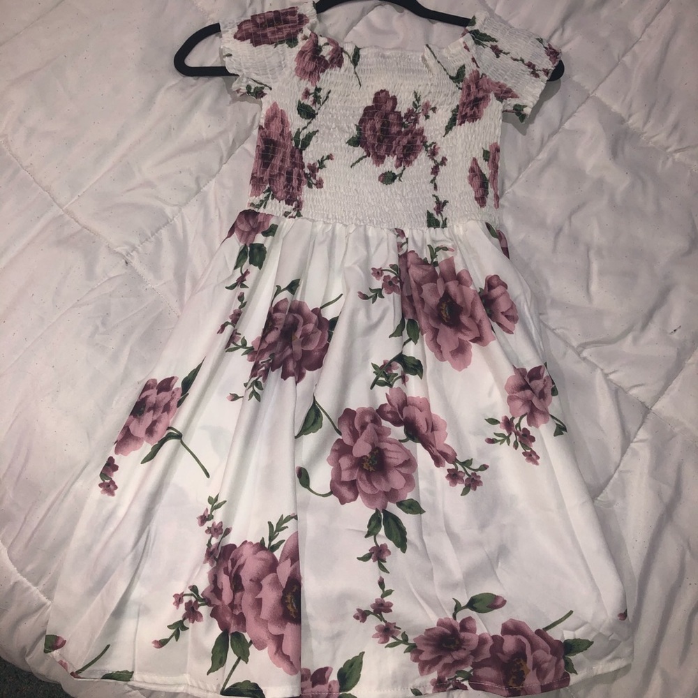 Off the shoulder floral dress